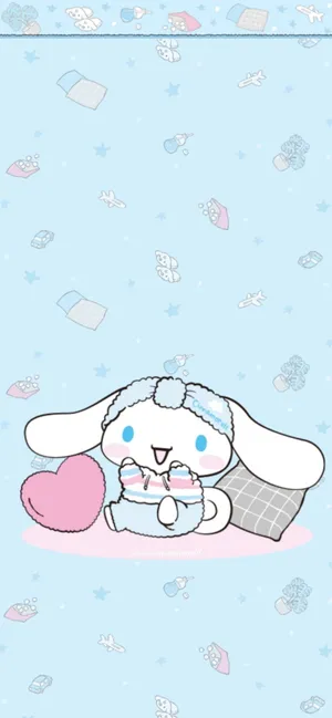 Cinnamoroll Cute Blue Aesthetic Wallpaper Wallpaper