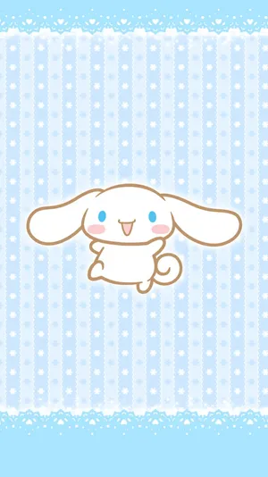 Cinnamoroll Cute Blue Background Wallpaper