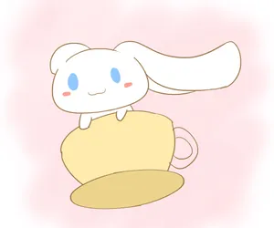 Cinnamoroll Cute Cup Aesthetic Wallpaper