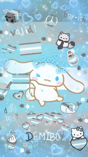 Cinnamoroll Demiboy Aesthetic Wallpaper Wallpaper