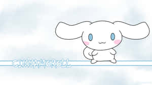 Cinnamoroll Desktop: Adorable Pup With Soft Feathery Ears Wallpaper
