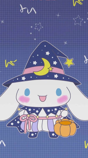 Cinnamoroll In Wizard Costume Wallpaper