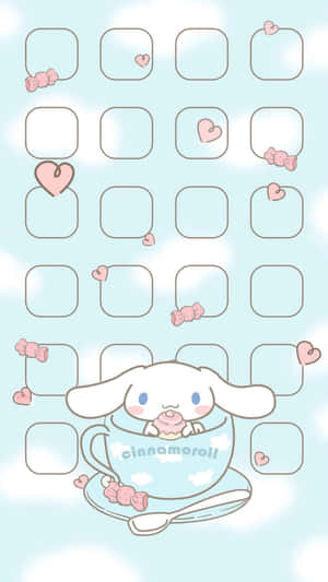 Cinnamoroll Is Ready For A Day Of Adventure Wallpaper