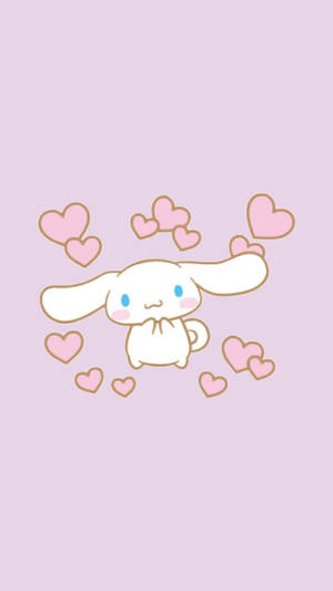 Cinnamoroll Valentines Heart Wallpaper