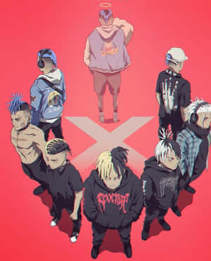 Circle Of Anime Rapper Wallpaper