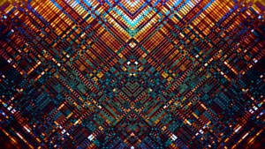 Circuit Board Mosaic Wallpaper