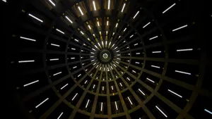 Circular Dome Interior Lights Wallpaper