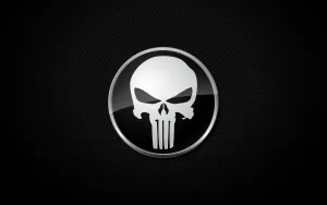 Circular Punisher Logo Wallpaper