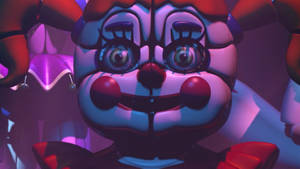 Circus Baby Face Portrait Wallpaper