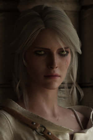 Ciri Portrait The Witcher Series Wallpaper