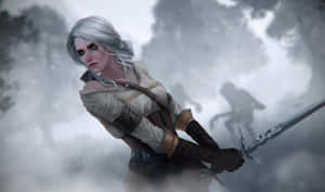 Ciri Warriorinthe Mist Wallpaper