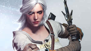 Ciri Witcher Character Portrait Wallpaper