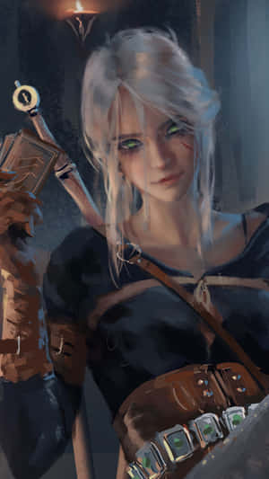 Ciri Witcher Saga Artwork Wallpaper