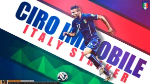 Ciro Immobile In Action Wallpaper
