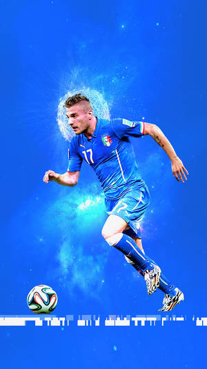 Ciro Immobile In Action Wallpaper