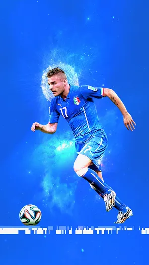 Ciro Immobile In Action Wallpaper