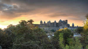 Cite De Carcassonne Extreme Wide Shot Wallpaper