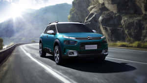 Citroen C4 Cactus On Mountain Road Wallpaper