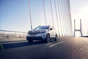 Citroen C5 Aircross Cruisingon Bridge Wallpaper