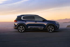 Citroen C5 Aircross S U V Seaside Sunset Wallpaper