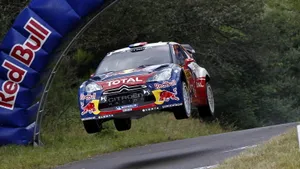 Citroen Rally Car Mid Air Jump Wallpaper