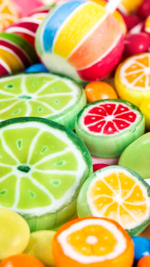 Citrus Soft Candies Wallpaper