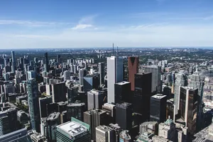 City Buildings And Skyscrapers Wallpaper