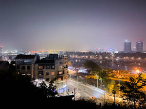 City Lights Belgrade Serbia Wallpaper