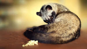 Civet Cat Resting Wallpaper