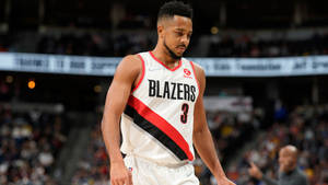 Cj Mccollum Focus Shot Wallpaper