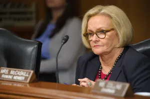 Claire Mccaskill Listening In Senate Wallpaper