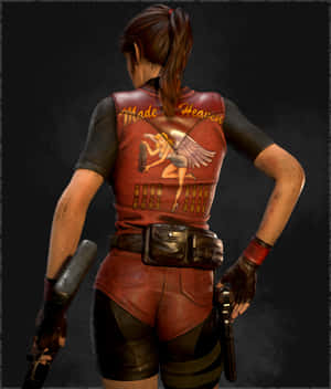 Claire Redfield: The Undaunted Survivor Of Raccoon City Wallpaper