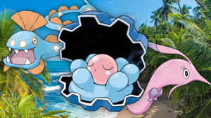 Clamperl With Beach View Wallpaper