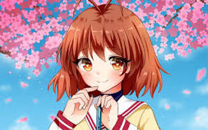 Clannad Anime Characters In Emotional Scene Wallpaper