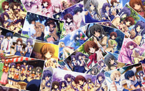 Clannad Character Collage Wallpaper