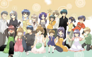 Clannad Characters Gathering Wallpaper