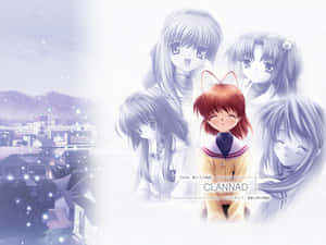 Clannad Characters Montage Wallpaper