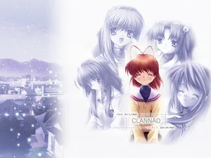 Clannad Characters Montage Wallpaper