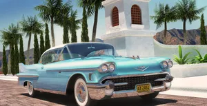 Classic 1968 Cadillac Deville In Pristine Condition Wallpaper