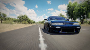 Classic 90s Nissan Silvia S14 Wallpaper