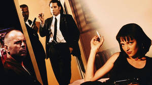 Classic American Film Pulp Fiction Wallpaper