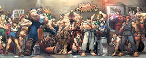 Classic Art Street Fighter Hd Wallpaper