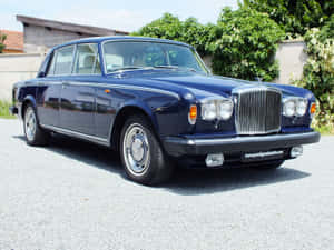 Classic Bentley T2 Luxury Car On Display Wallpaper