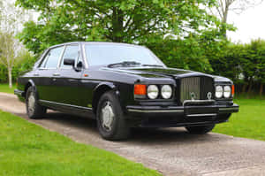 Classic Bentley Turbo R Green Wallpaper
