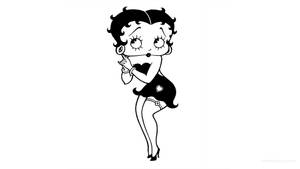 Classic Betty Boop Art Wallpaper