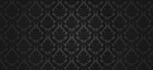 Classic Black Baroque Pattern Wallpaper