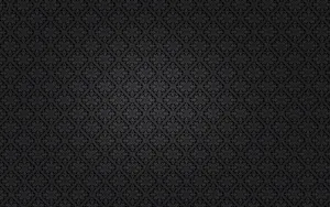 Classic Black Floral Diamond Pattern Wallpaper