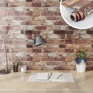 Classic Brown Brick Wall Wallpaper