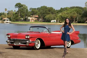 Classic Cadillac Eldorado In Pristine Condition Wallpaper