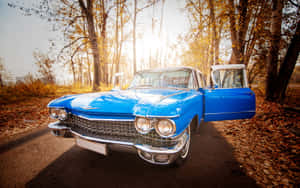 Classic Cadillac Fleetwood In Pristine Condition Wallpaper